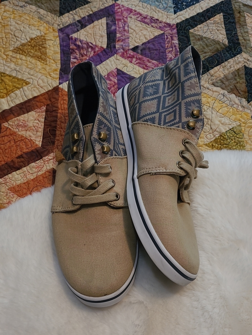 Vans Camryn Slim Native Boho Hippie Aztec Southwest Casual Sneakers